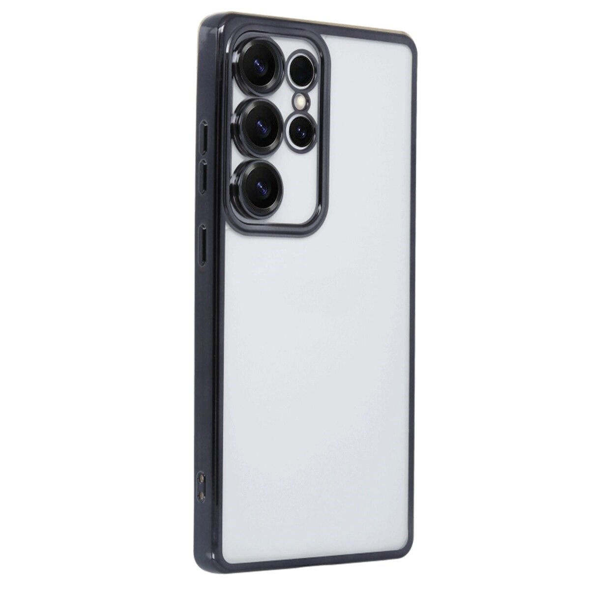 Samsung Galaxy S25 Ultra Kılıf Razer Lensli Silikon - Siyah