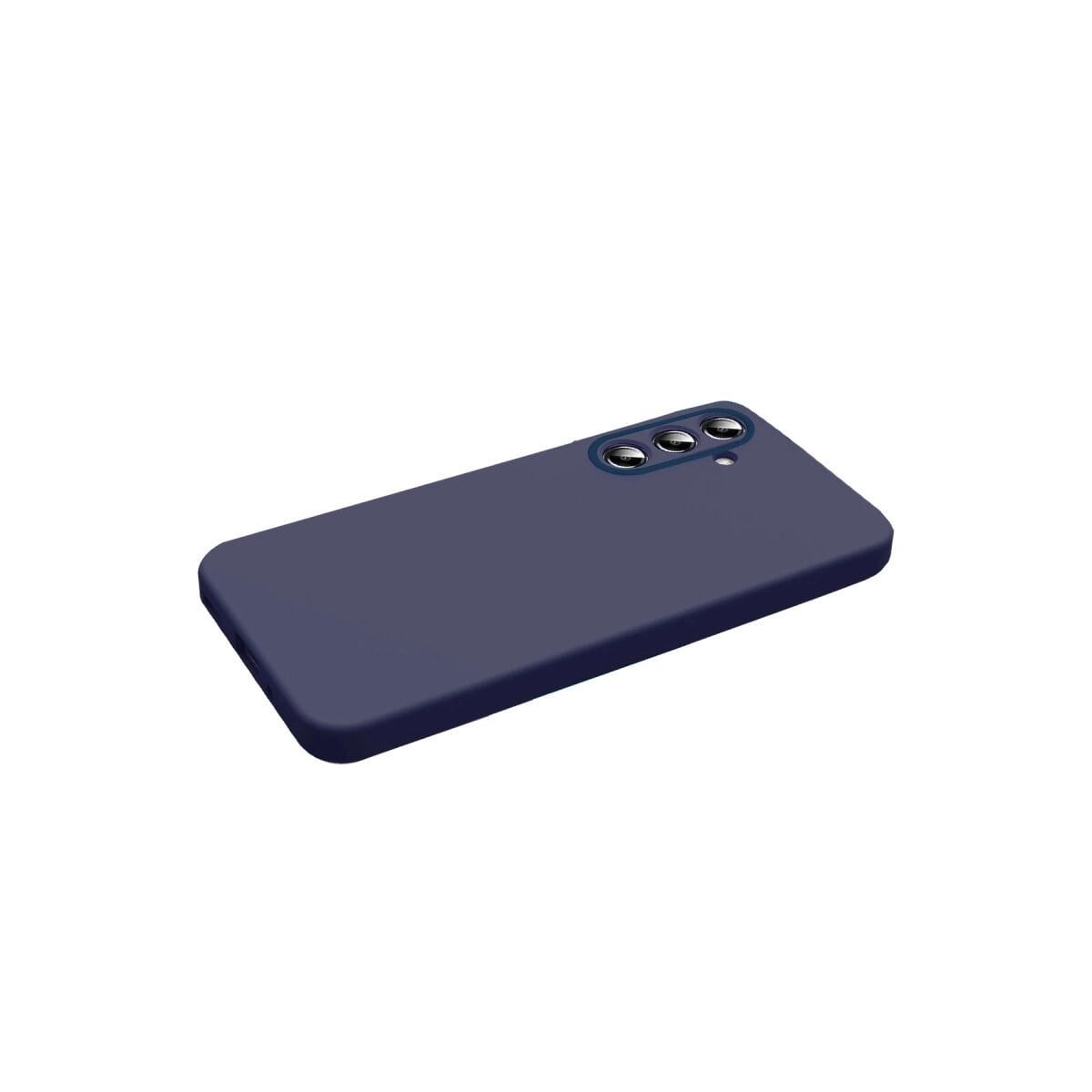 Samsung Galaxy S26 Nano İçi Kadife Silikon - Lacivert