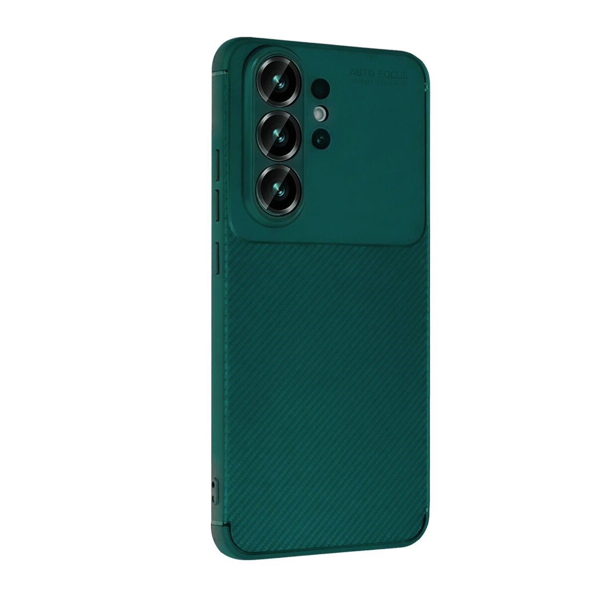 Samsung Galaxy S26 Ultra Auto Focus Karbon Kapak - Koyu Yeşil