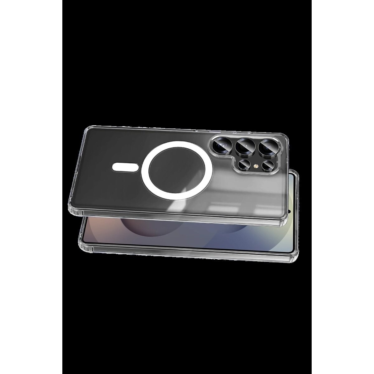 Samsung Galaxy S26 Ultra Magneticsafe Şeffaf Silikon - Şeffaf