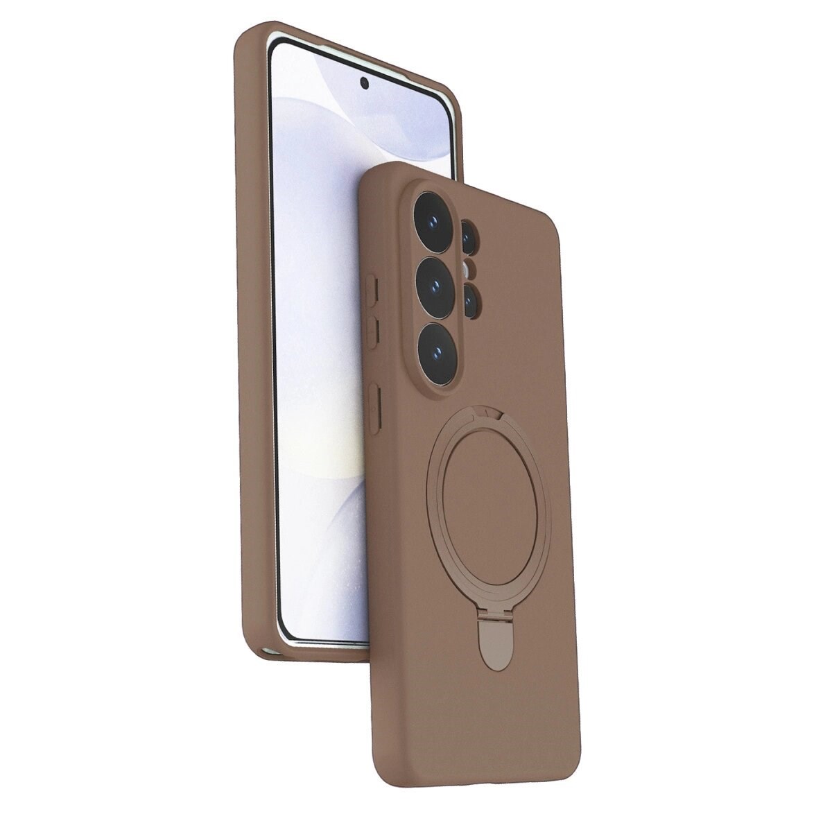 Samsung Galaxy S26 Ultra Regal Magsafe Standlı Kapak - Çöl Titanyum