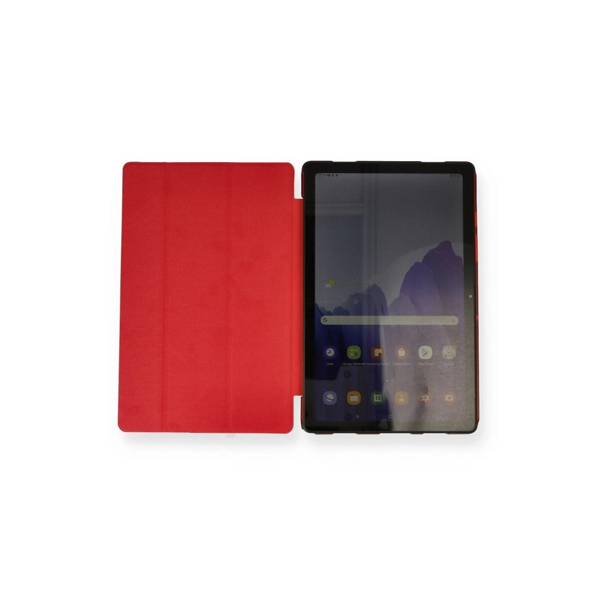 Samsung Galaxy X200 Tab A8 10.5 Kılıf Tablet Smart Kılıf - Kırmızı