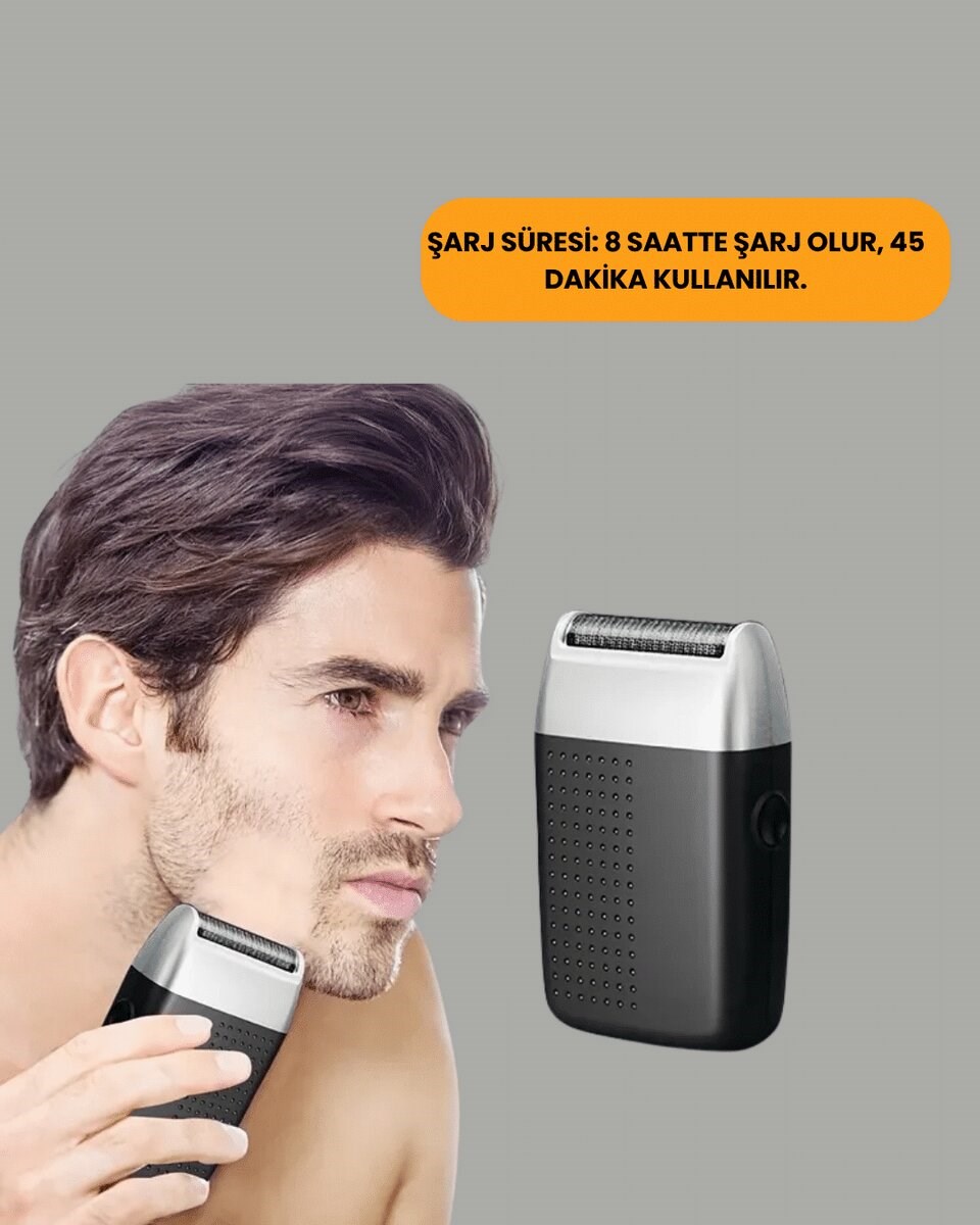 Sessiz, Güçlü ve Şık: Erkeklere Özel Şarjlı Tıraş Makinesi