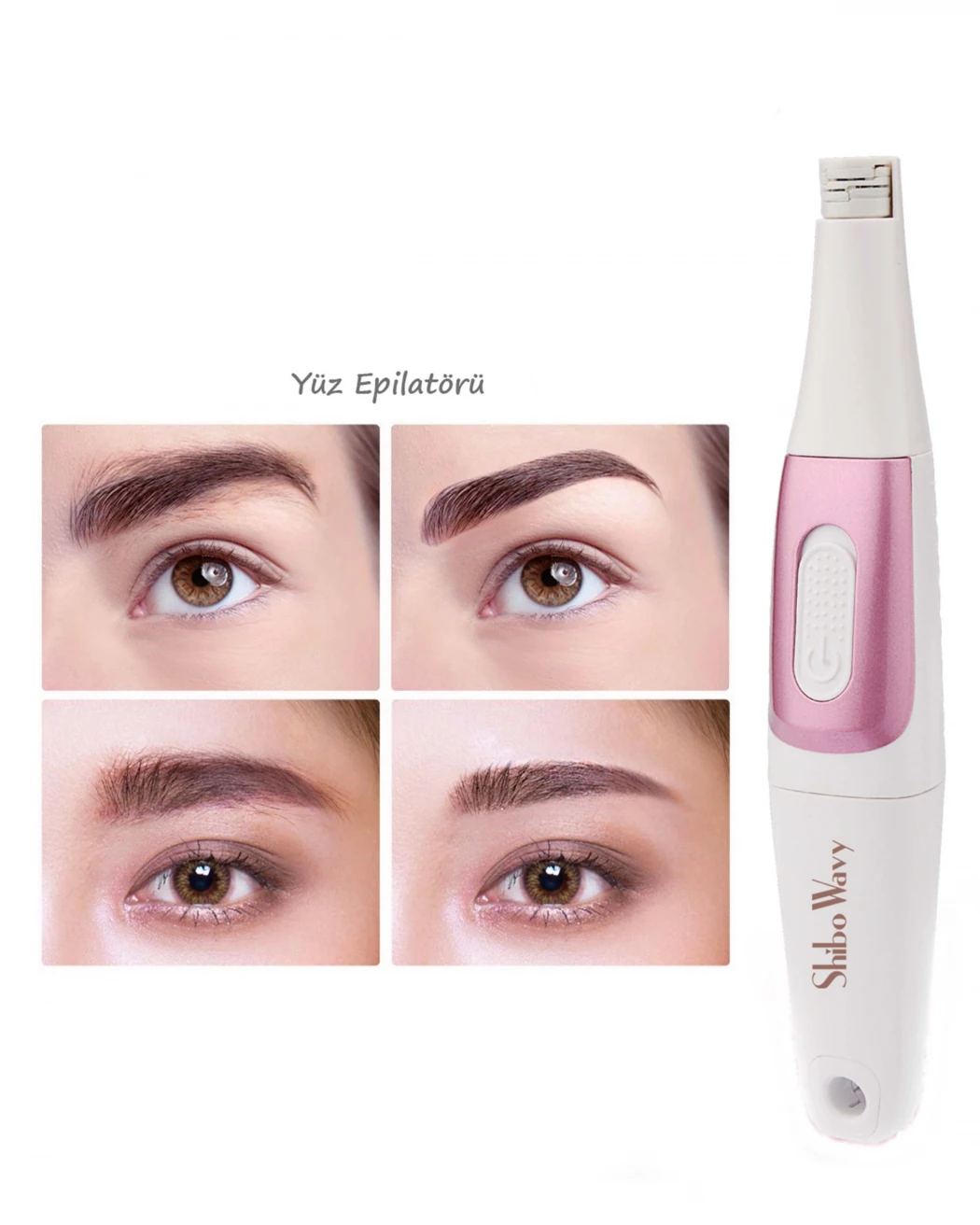 Shibo Wavy Profesyonel Yüz Epilatörü ve Yüz Temizleme Fırçası-(1903)