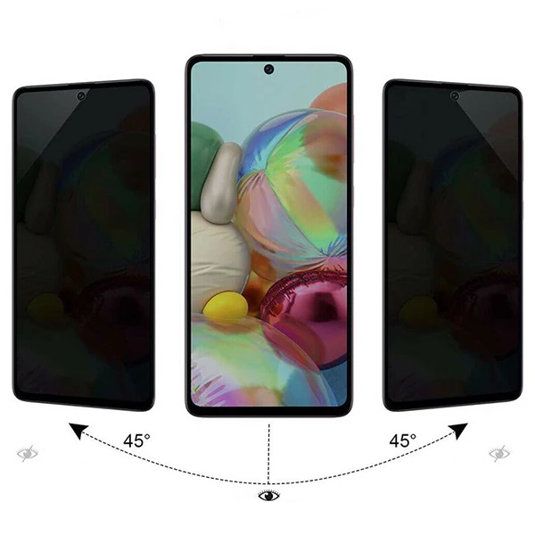 SM Galaxy Note 10 Lite 3D Full Privacy Gizlilik Tempered Cam Ekran Koruyucu-(1903)