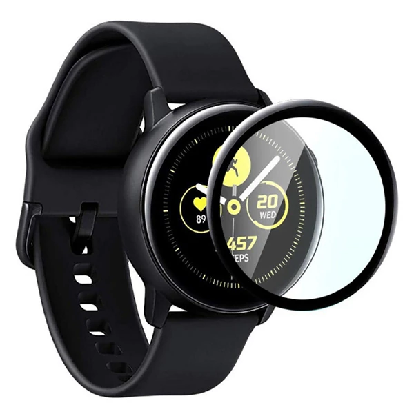 SM Galaxy Watch Active 2 44mm 3D kavisli PC+PMMA Ekran Koruyucu-(1903)