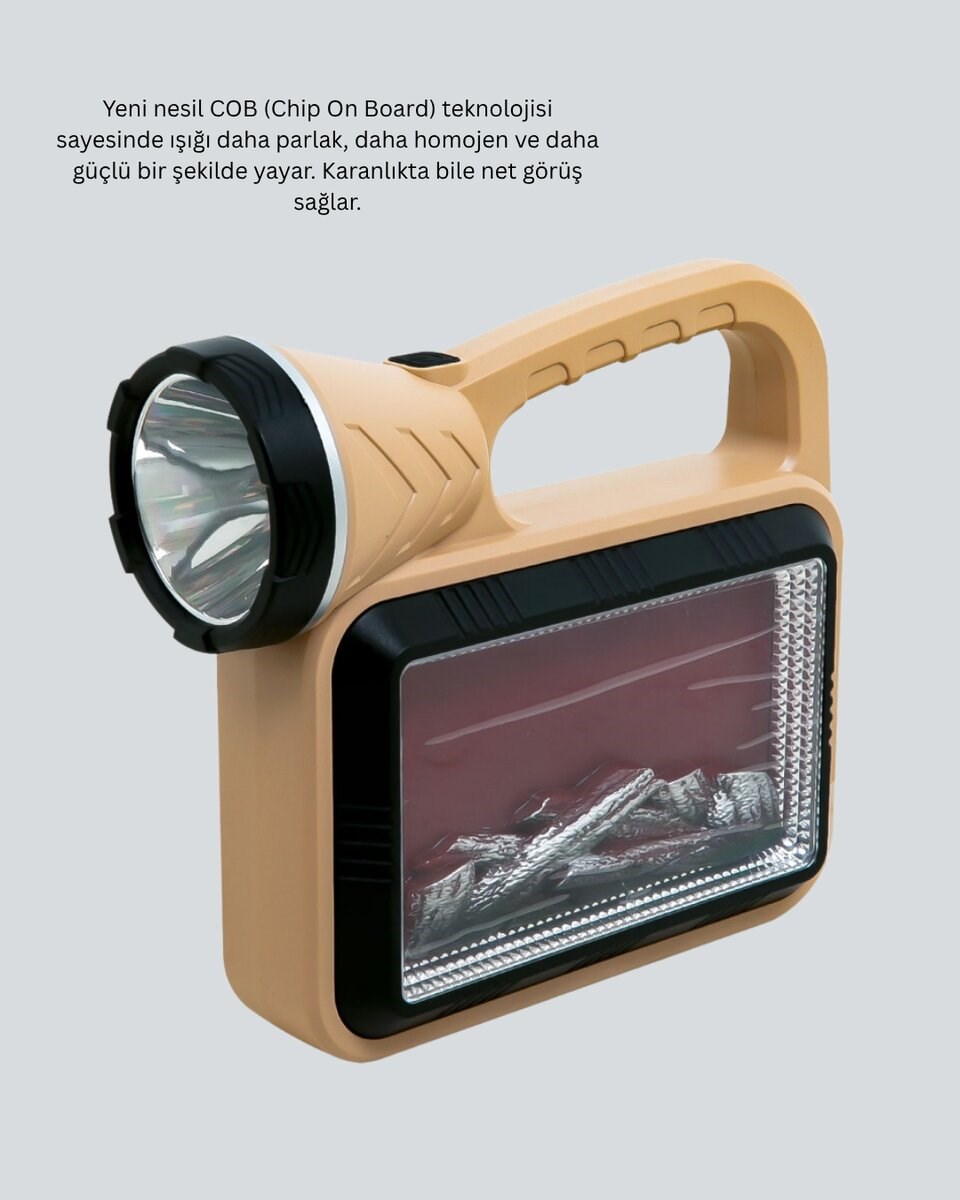Solar Alev Lambası – Kamp, Bahçe ve Dış Mekan İçin