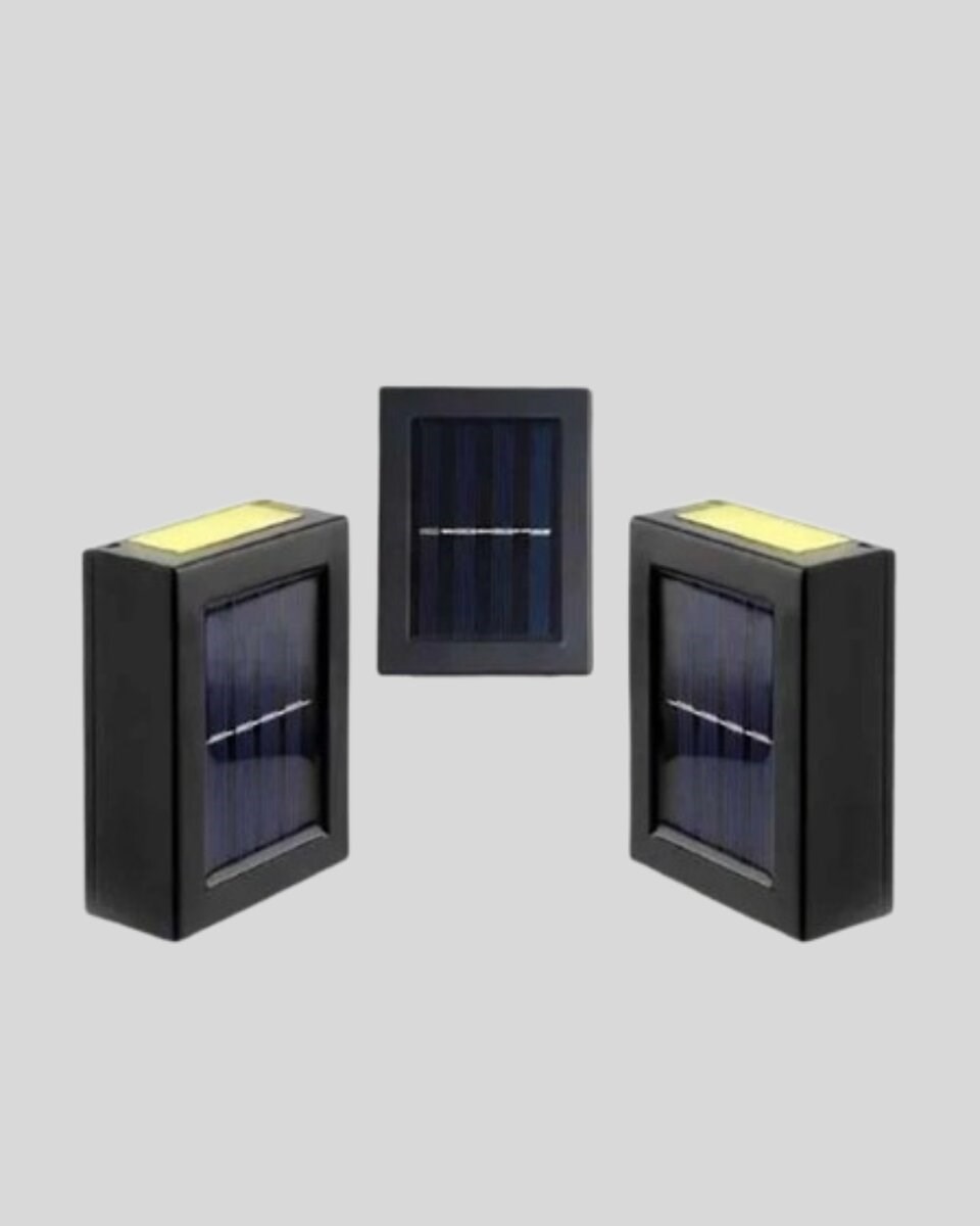 Solar Güçlü 6 LED Dış Mekan Lambası – Otomatik Aç/Kapa Işık Sensörlü Aydınlatma