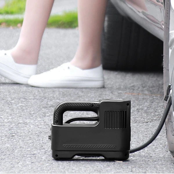 ST-217 12V Taşınabilir Hava Pompası Kompresör Araç Lastik Şişirme Makinesi-(1903)