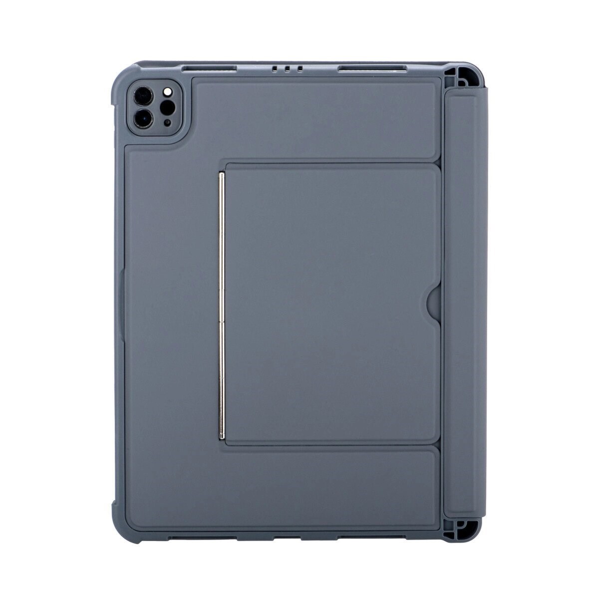 T5510d İpad Pro 13 (2024) Kılıf Palermo Ledli Klavyeli Standlı Tablet Kılıfı - Siyah