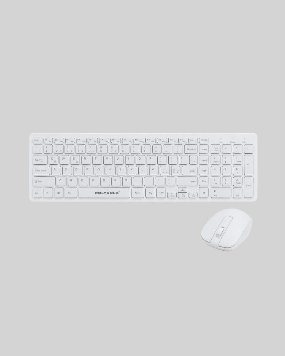 Tam Boy Kablosuz Klavye Mouse Seti - Gelişmiş Bağlantı ve Sessiz Performans