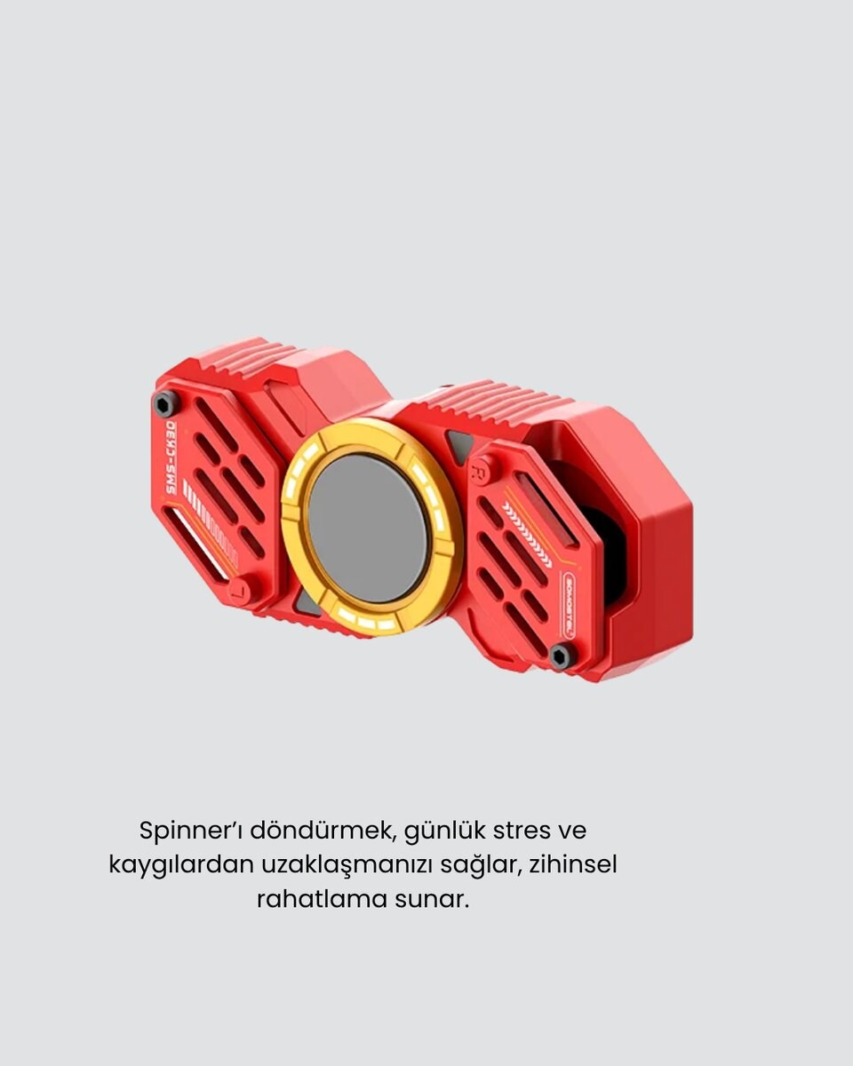 Taşınabilir Bluetooth Müzikli Spinner – Enerjik, Şık ve Eğlenceli Tasarım