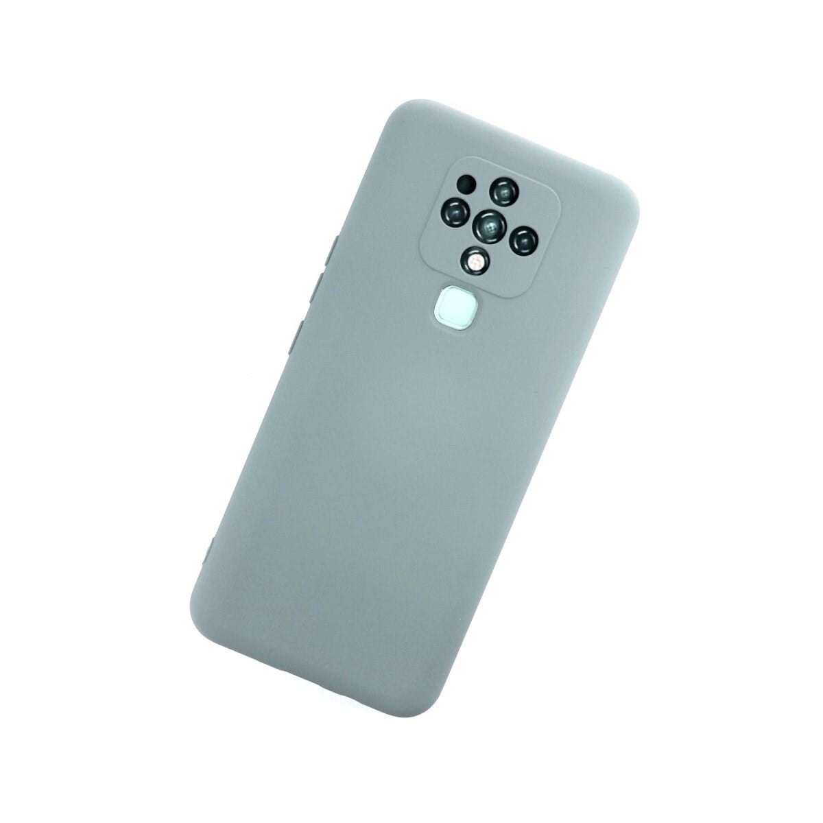 Tecno Camon 16 Kılıf Nano İçi Kadife Silikon - Buz Mavisi