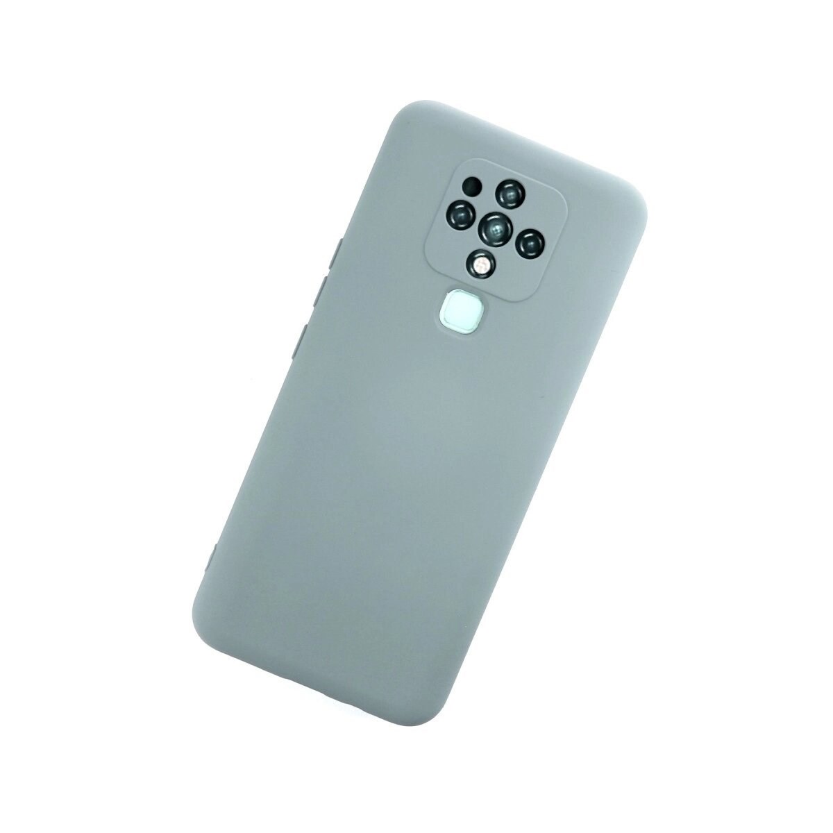 Tecno Camon 16 Kılıf Nano İçi Kadife Silikon - Buz Mavisi