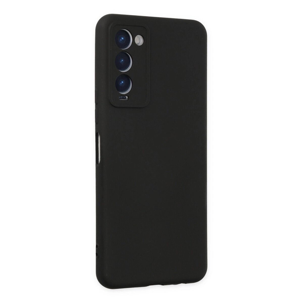 Tecno Camon 18 Kılıf Nano İçi Kadife Silikon - Siyah