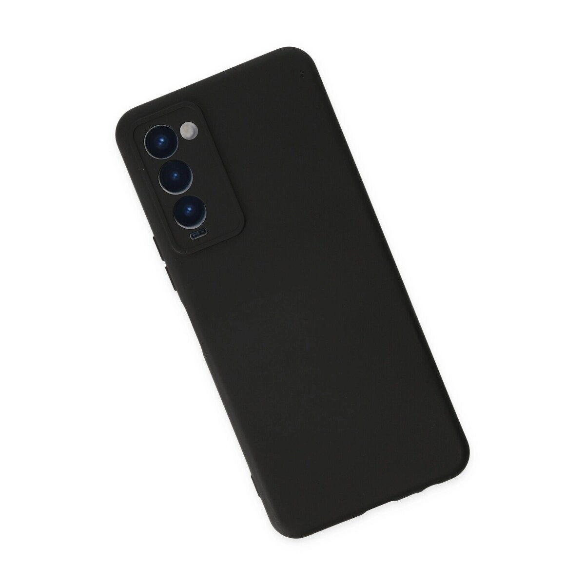 Tecno Camon 18 Kılıf Nano İçi Kadife Silikon - Siyah