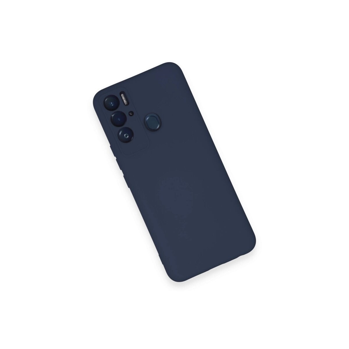 Tecno Pova Neo Kılıf Nano İçi Kadife Silikon - Lacivert