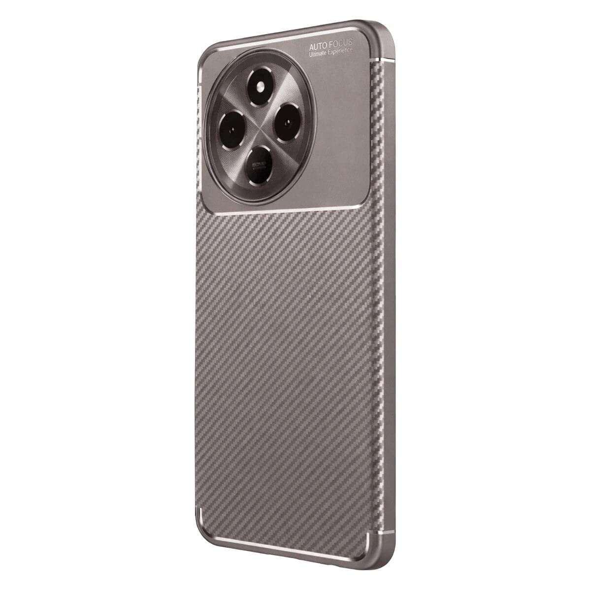 Tecno Spark 30 Pro Kılıf Auto Focus Karbon Kapak - Gri