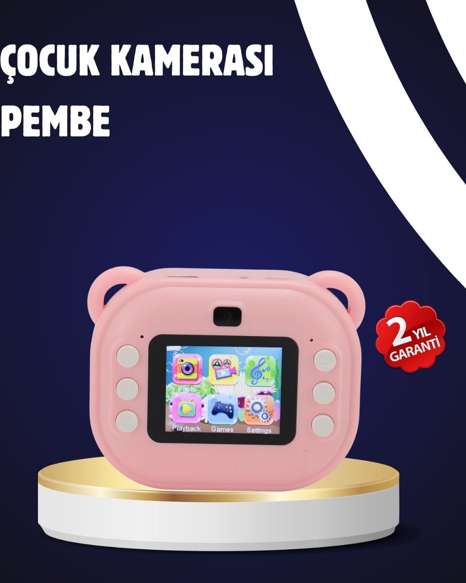 Termal Baskılı Şipşak Kamera – 1080P HD, 24MP, Çift Lensli ve Müzik Oynatıcılı