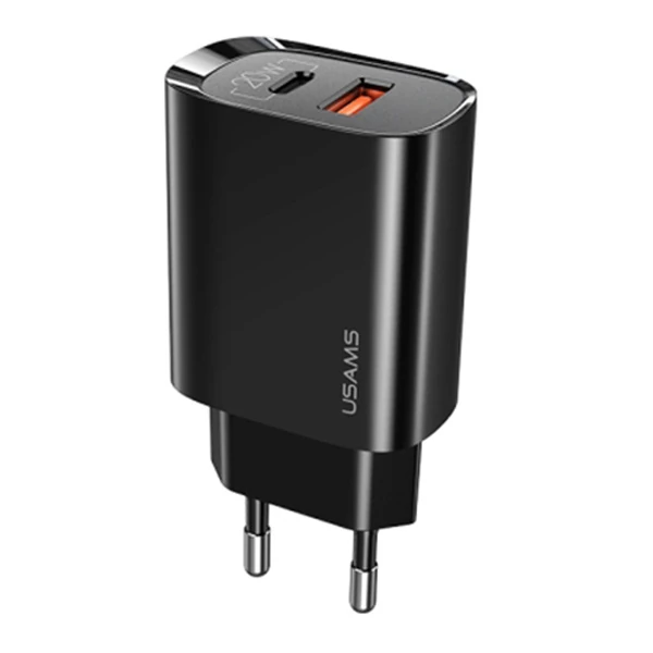 USAMS iPhone 20W QC3.0 + PD3.0  Hızlı Şarj Başlık US-CC121 T35-(1903)
