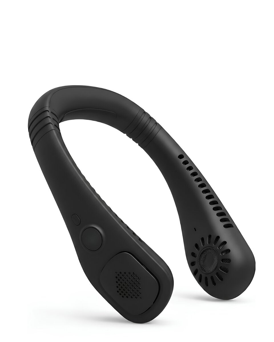 USB Şarjlı 360 Derece Serinlik Sunan Taşınabilir Boyun Fanı