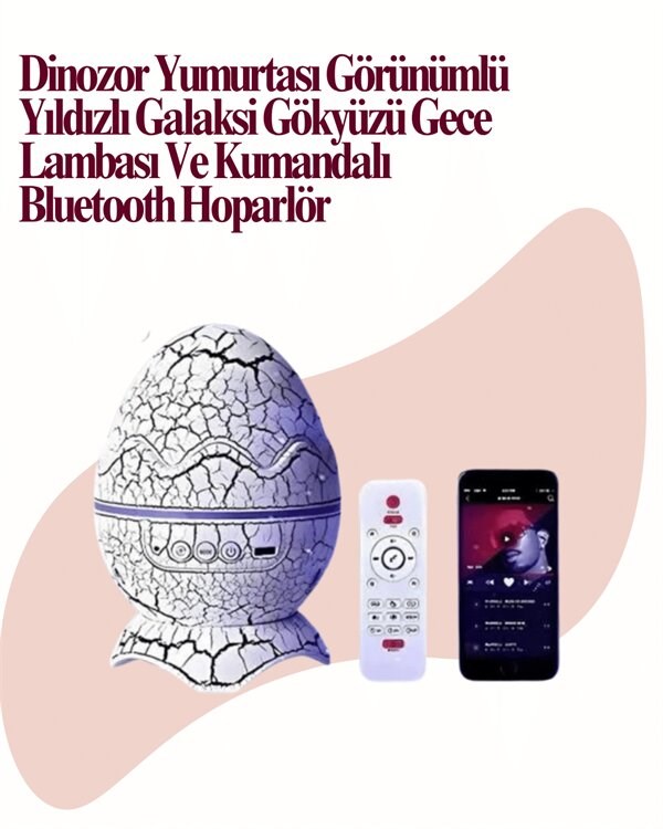 Uzaktan Kumandalı, USB Girişli, Döner Projektör Lamba