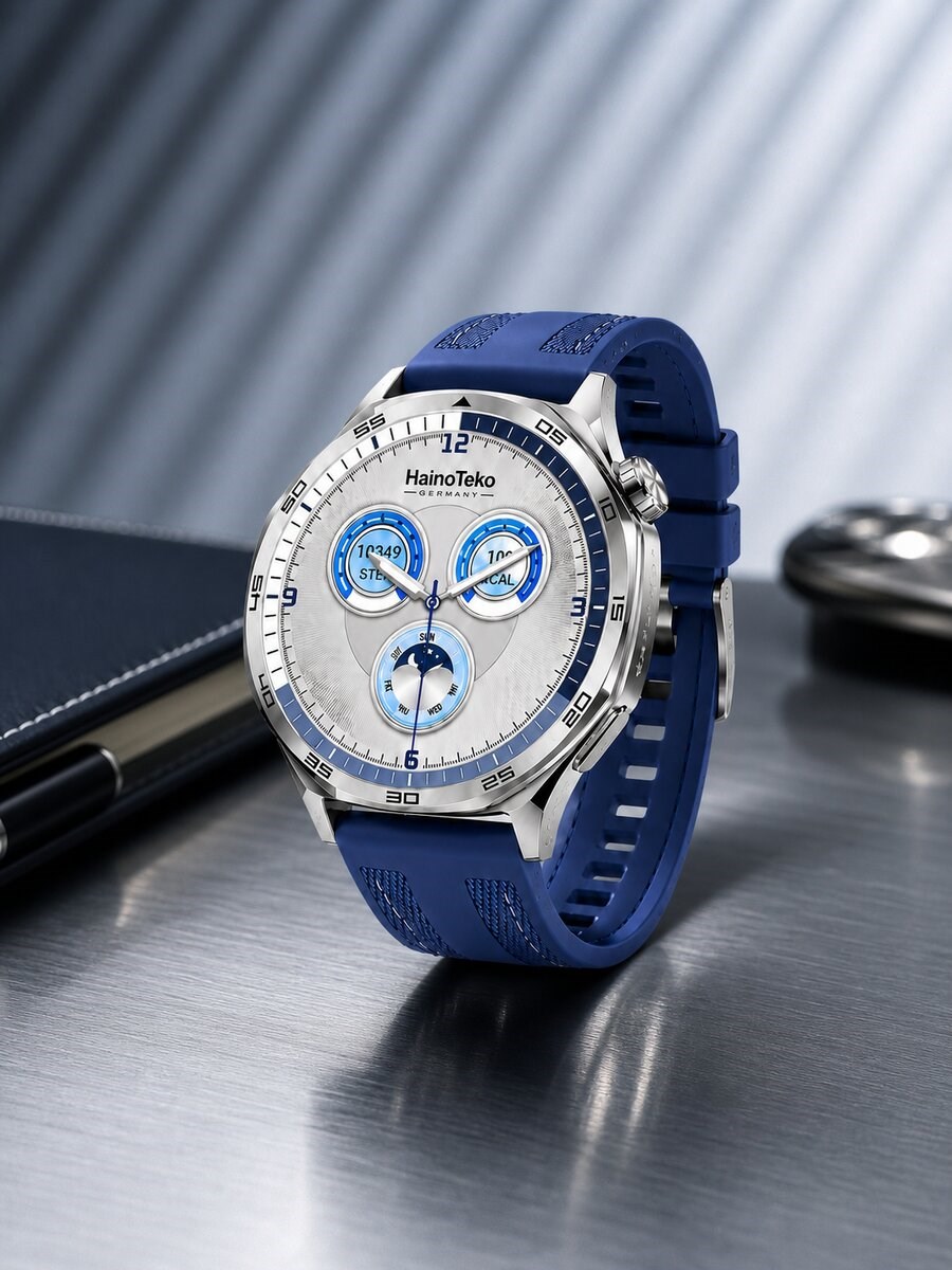 Uzun Süreli Pil Ömrüne Sahip AMOLED Akıllı Saat 3 Kordonlu Tasarım