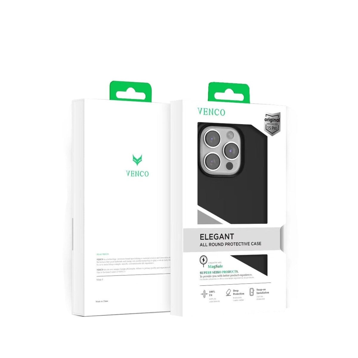 Venco Apple İphone 15 Pro Max Home Magsafe Kapak - Siyah