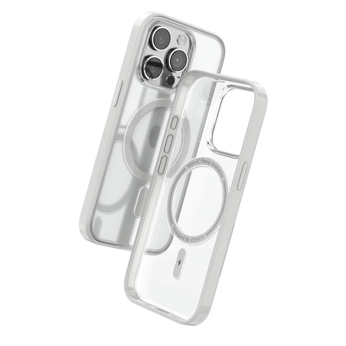 Venco Apple İphone 15 Pro Max Joly Magsafe Kapak - Beyaz