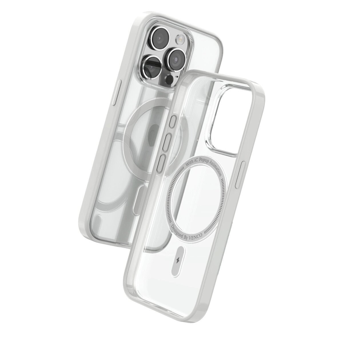 Venco Apple İphone 15 Pro Max Joly Magsafe Kapak - Beyaz