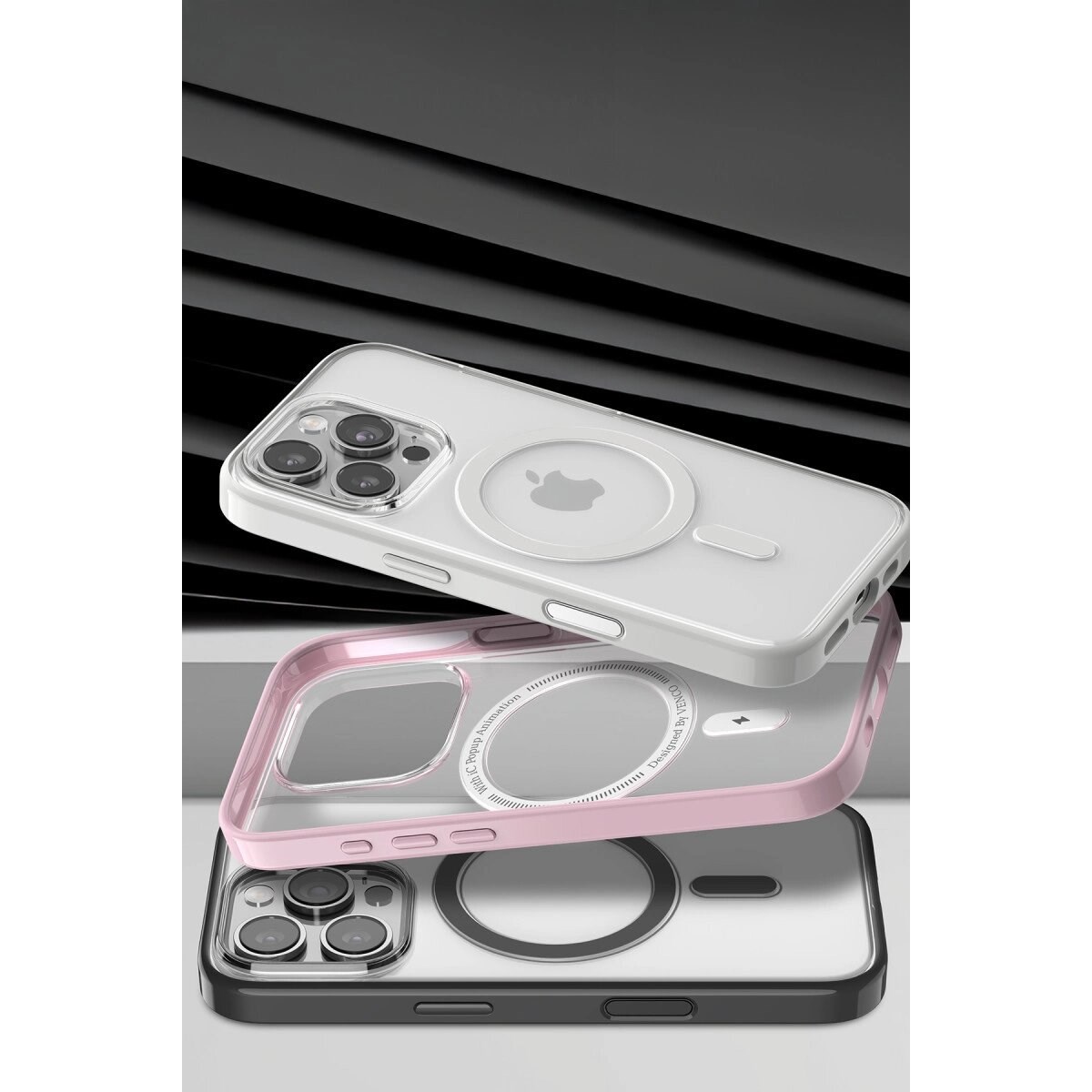 Venco Apple İphone 15 Pro Max Joly Magsafe Kapak - Beyaz