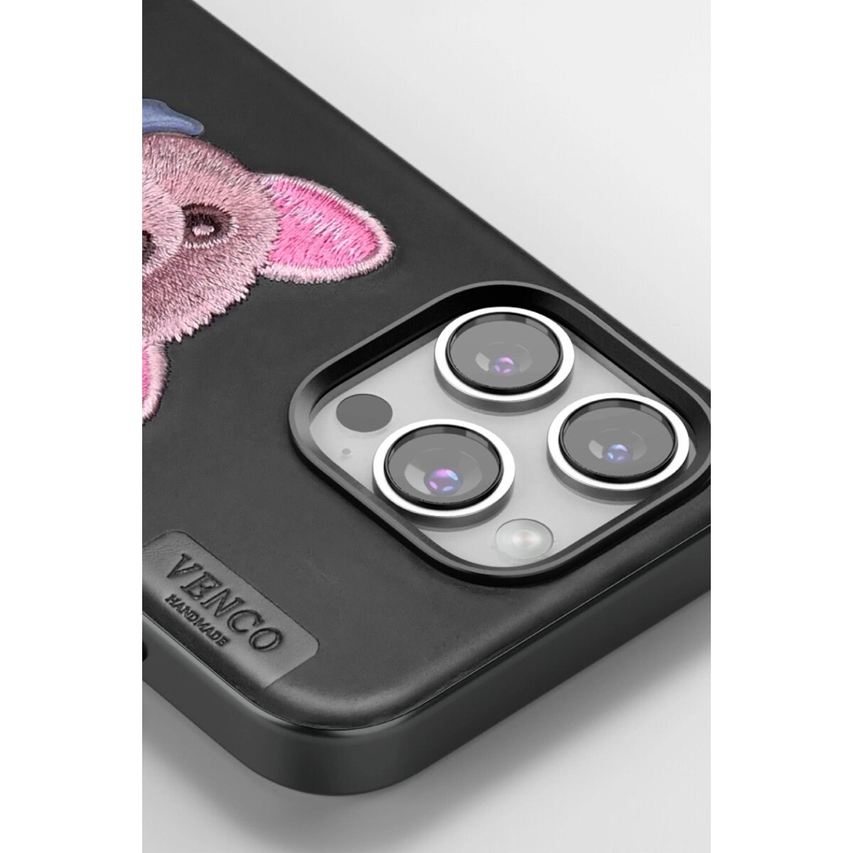 Venco Apple İphone 16 Cute Desenli Kapak - Siyah