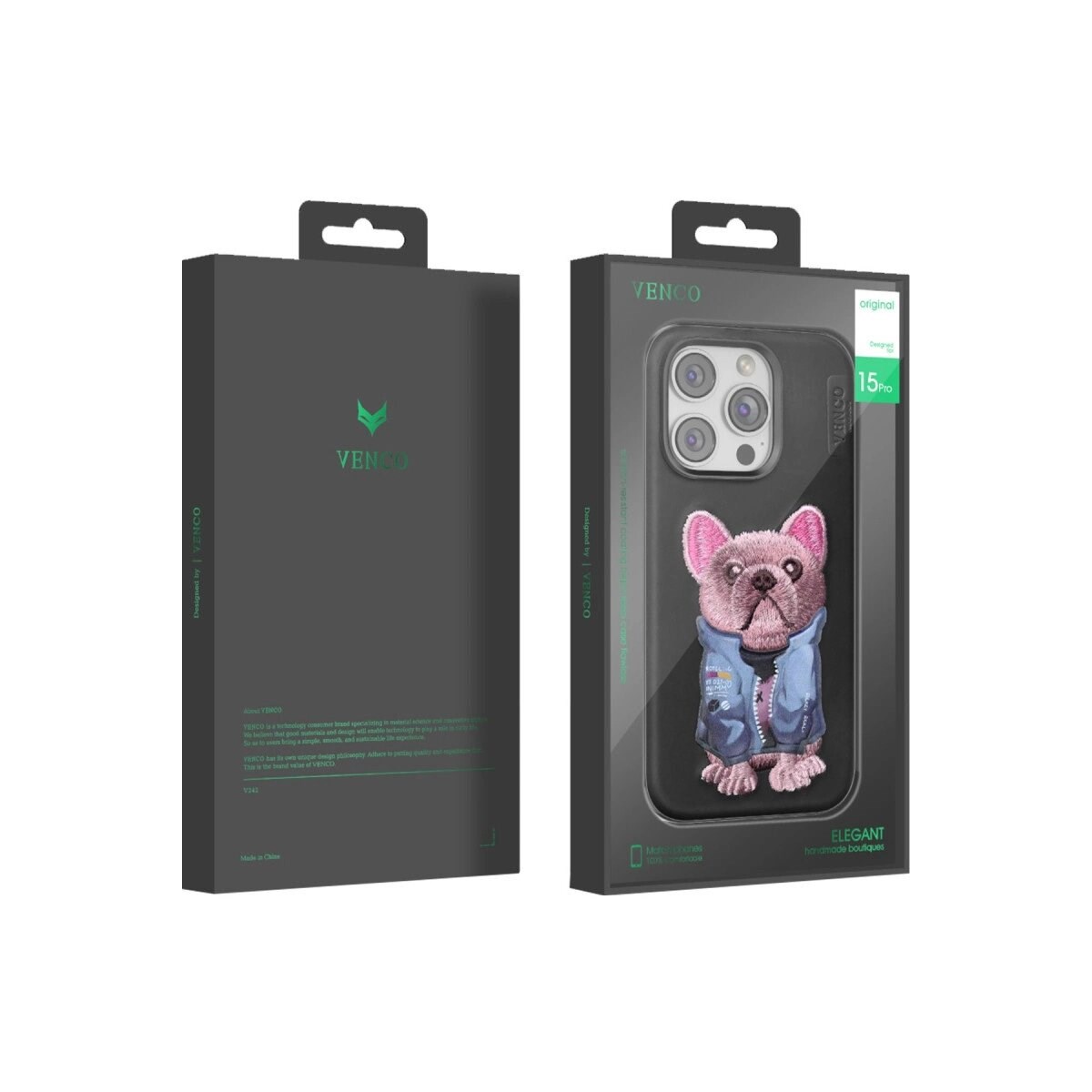 Venco İphone 11 Cute Desenli Kapak - Siyah