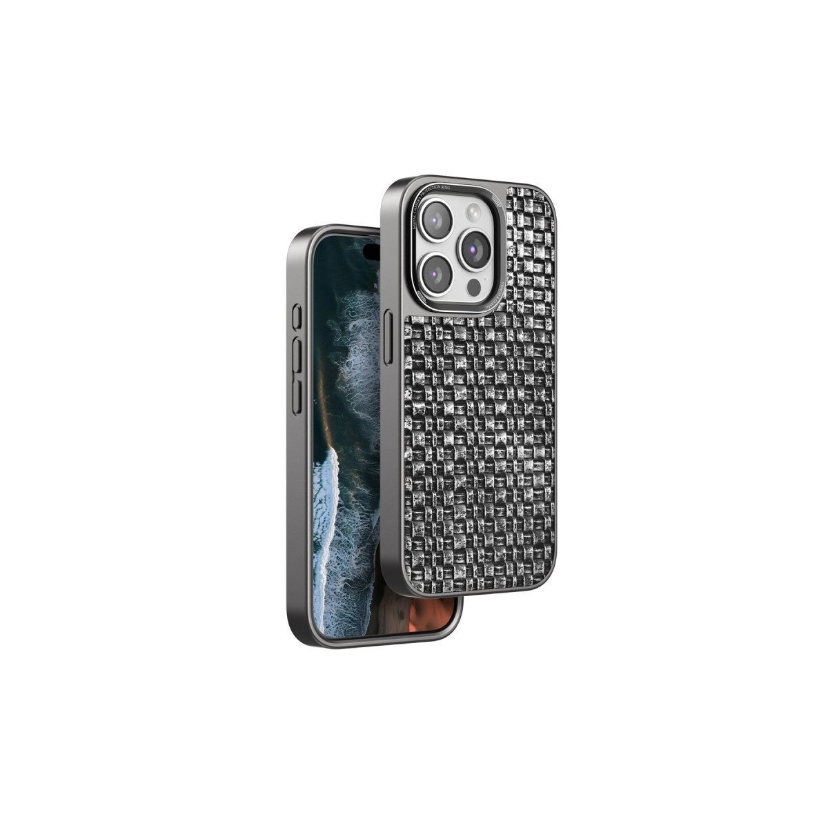 Venco İphone 14 Pro Max Brand Kapak - Gümüş