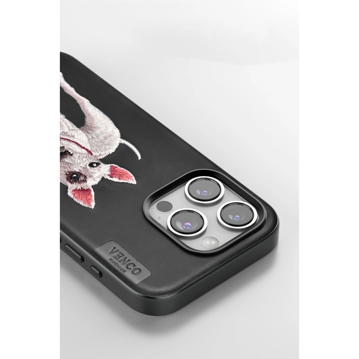 Venco İphone 14 Pro Max Perma Desenli Kapak - Kahverengi