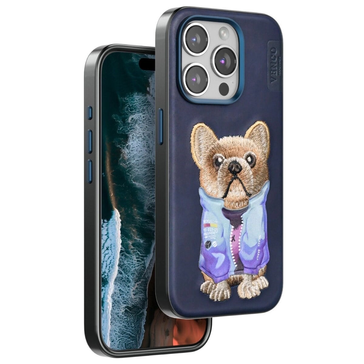 Venco İphone 15 Pro Max Cute Desenli Kapak - Lacivert