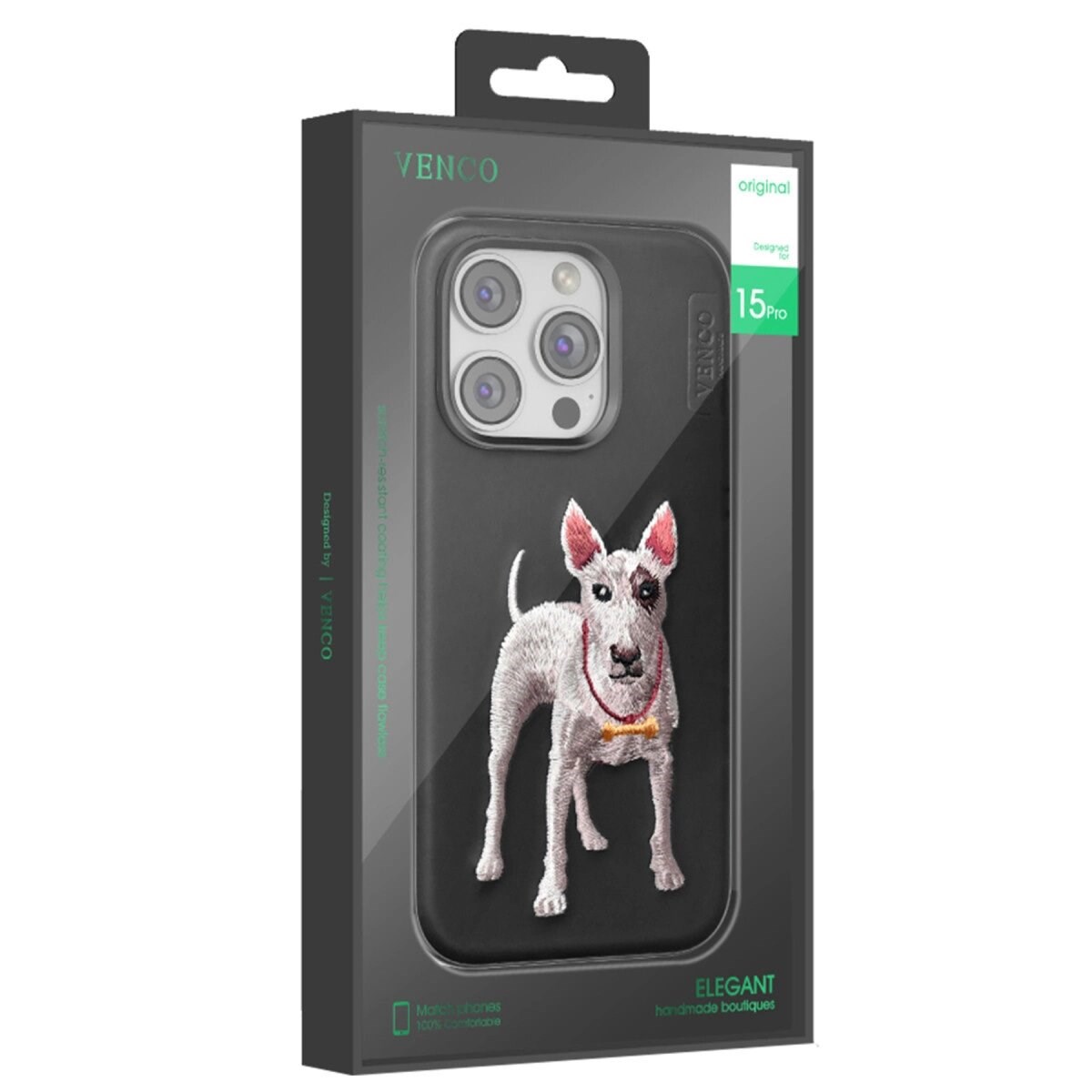 Venco İphone 16 Perma Desenli Kapak - Kahverengi