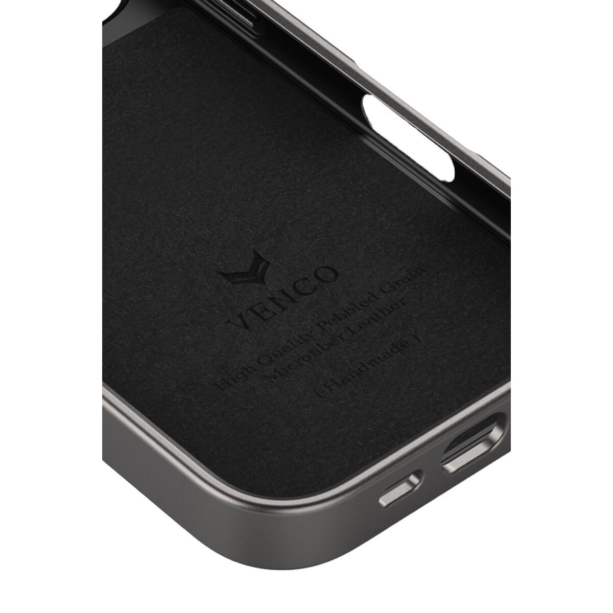 Venco İphone 16 Pro Max Brand Kapak - Gümüş