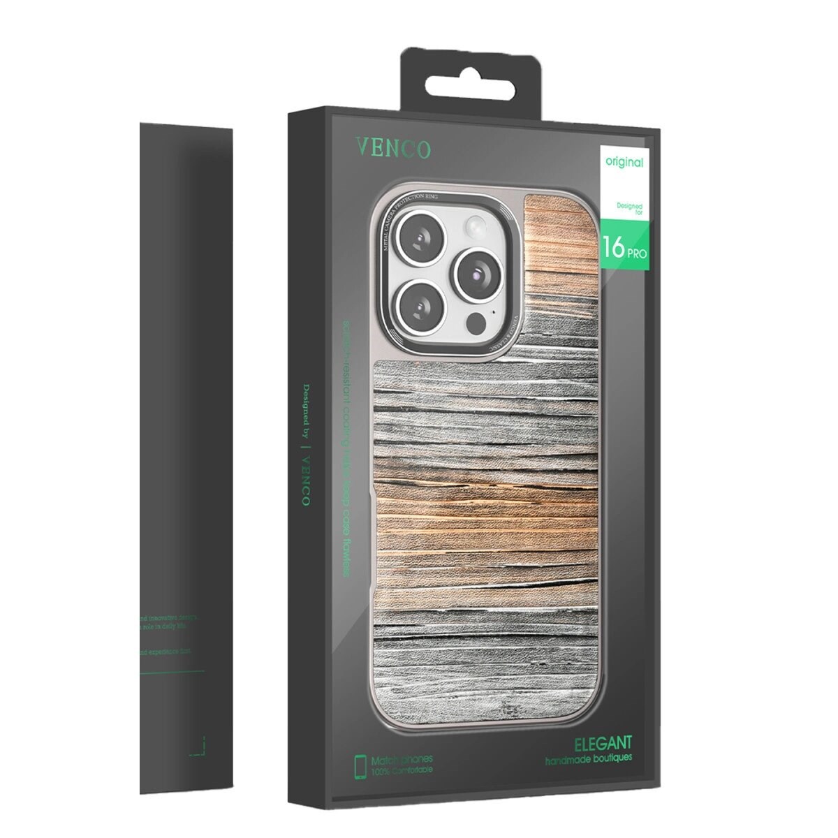 Venco İphone 16 Pro Wave Kapak - Derin Mor