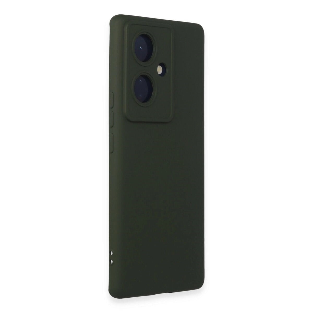 Vivo V29 Lite Kılıf Nano İçi Kadife Silikon - Koyu Yeşil