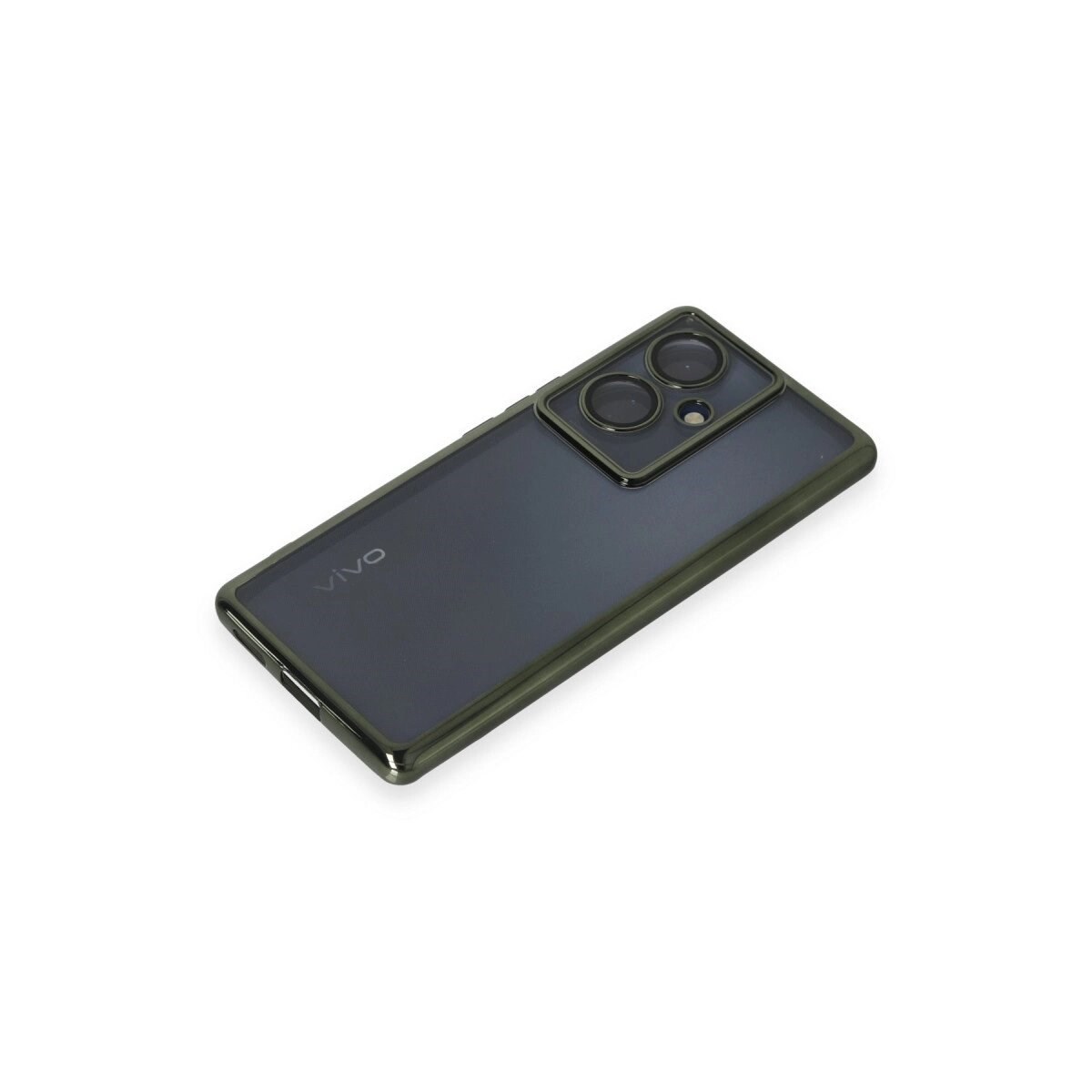 Vivo V29 Lite Kılıf Razer Lensli Silikon - Yeşil
