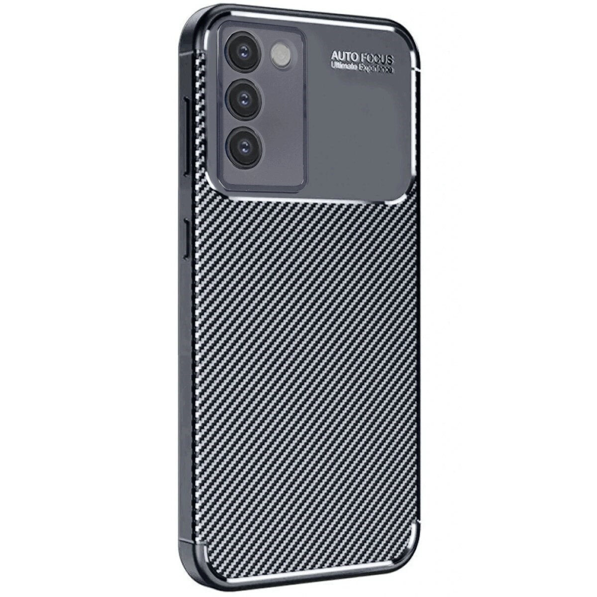 Vivo V30 Lite 4g Kılıf Auto Focus Karbon Kapak - Siyah
