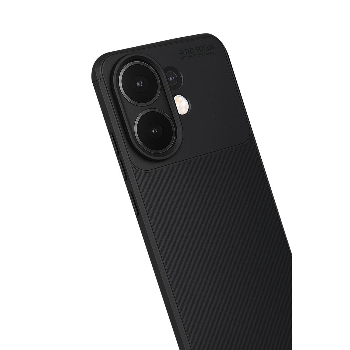 Vivo V60 5g Auto Focus Karbon Kapak - Siyah