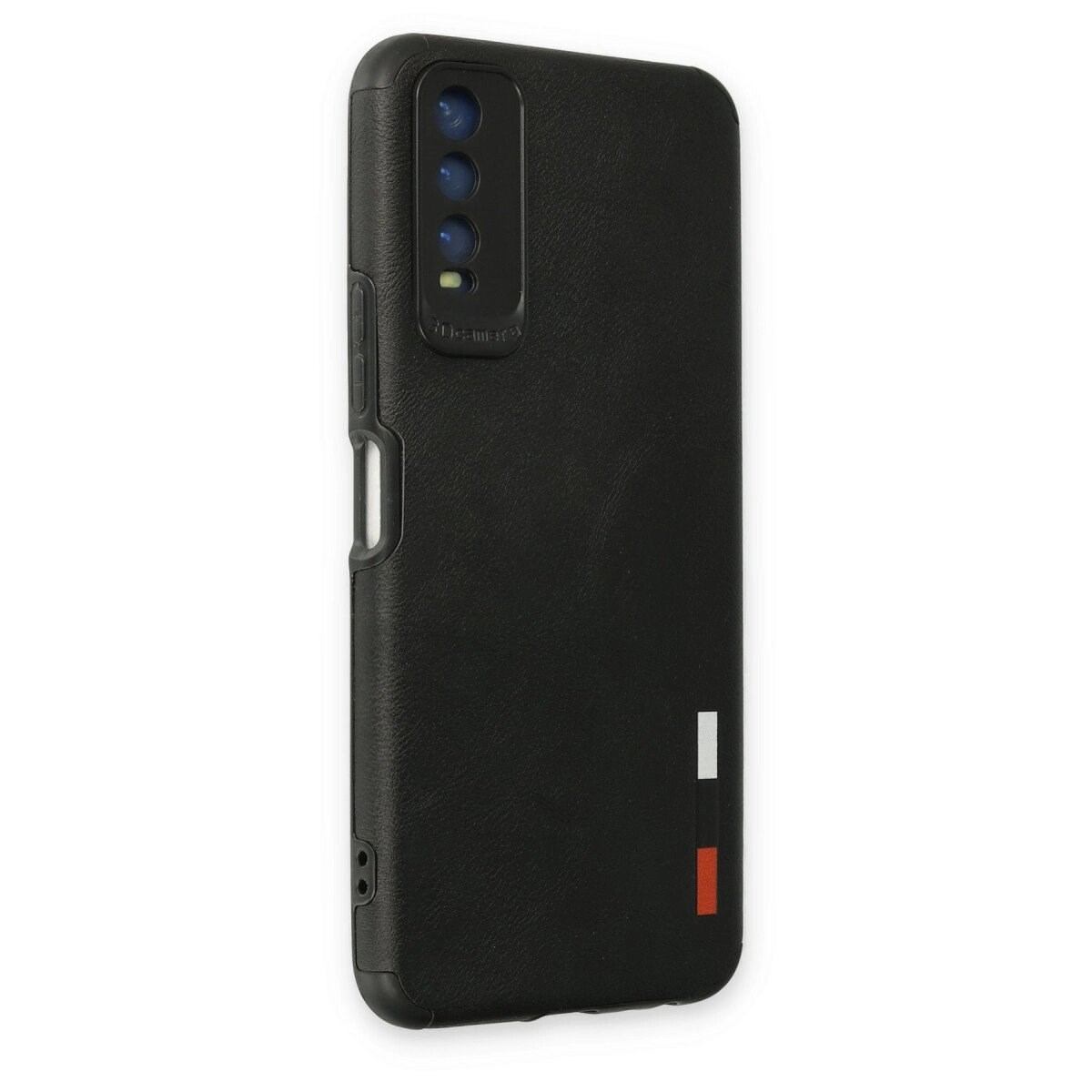 Vivo Y11s Kılıf Loop Deri Silikon - Siyah