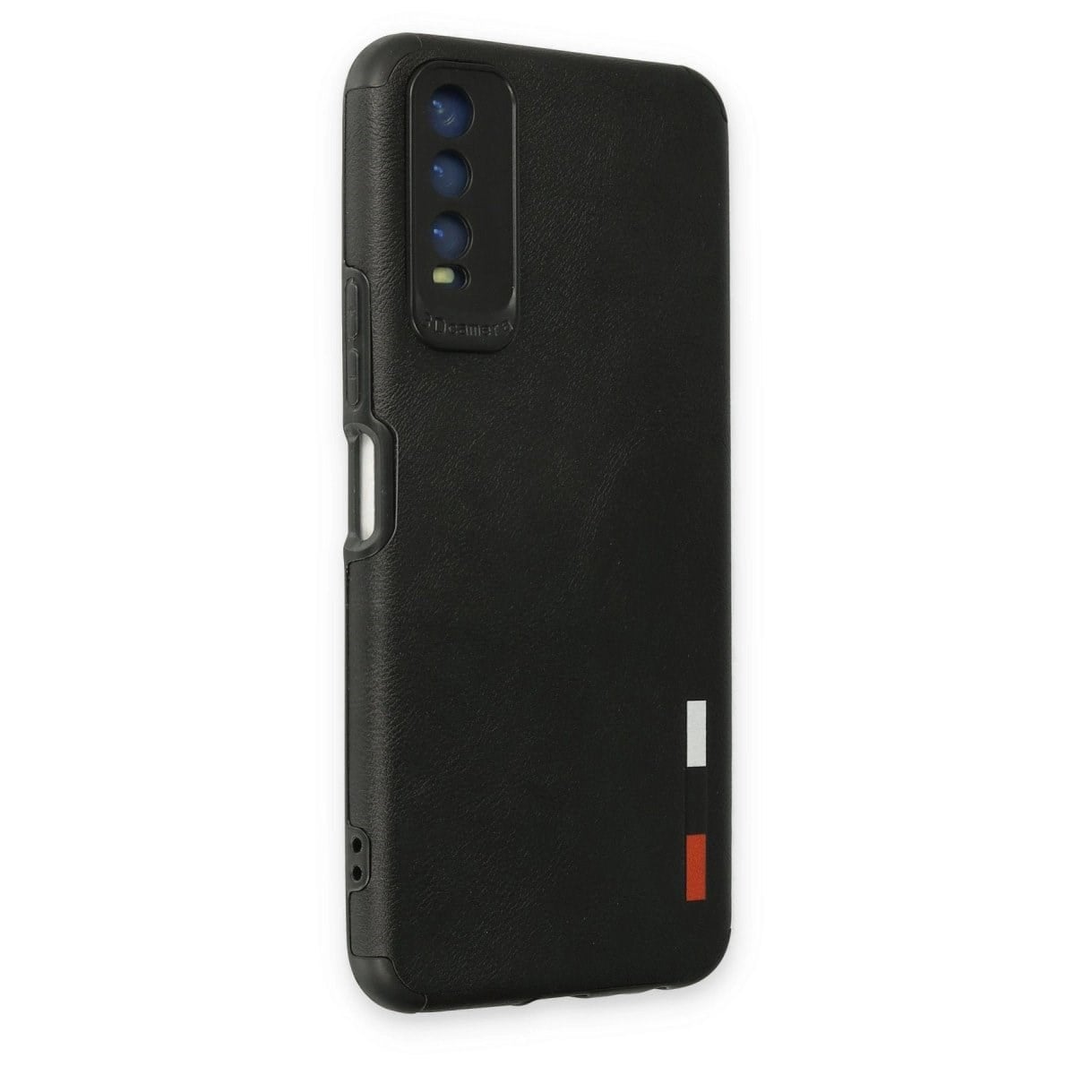 Vivo Y11s Kılıf Loop Deri Silikon - Siyah