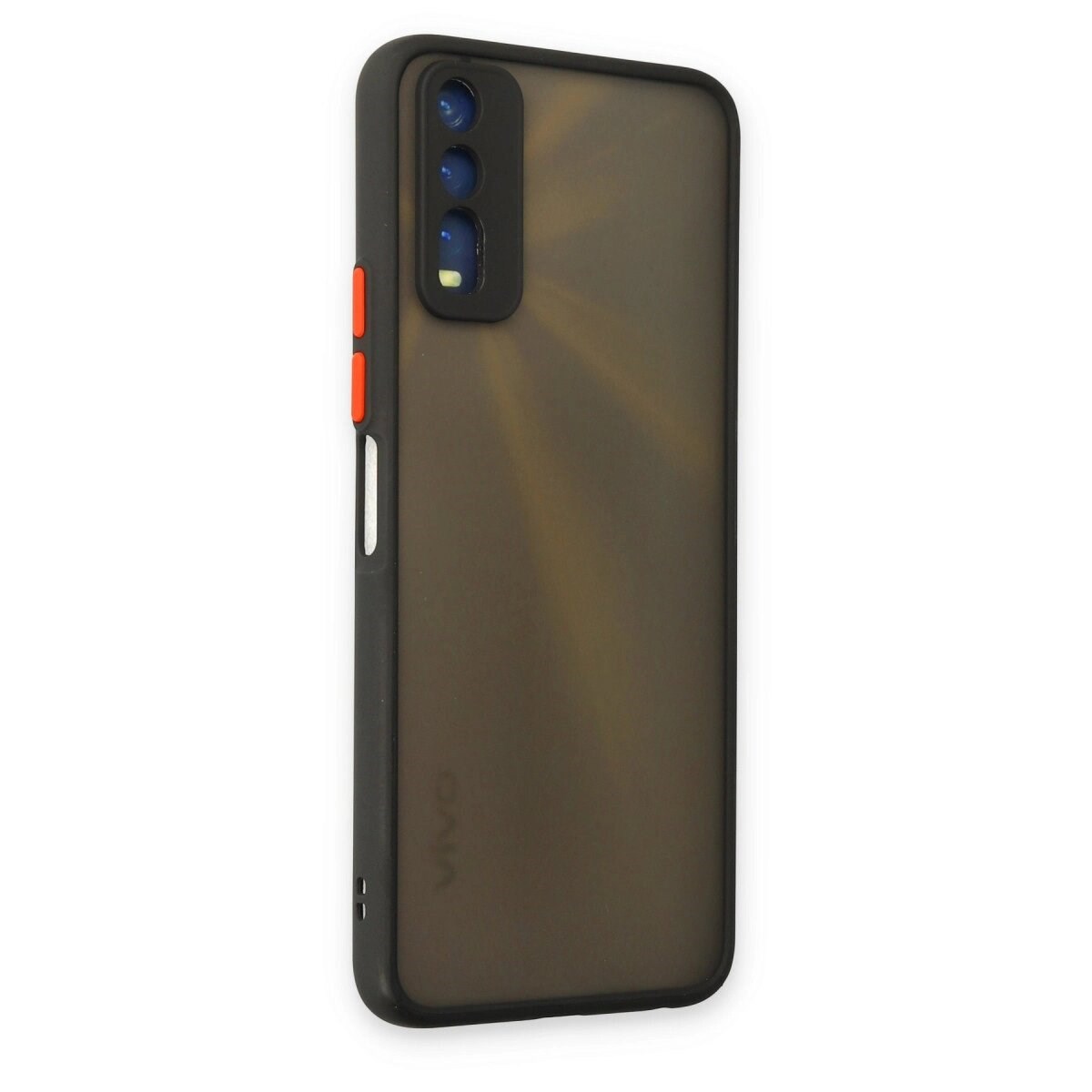 Vivo Y11s Kılıf Montreal Silikon Kapak - Siyah