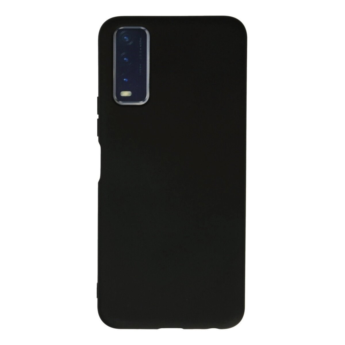 Vivo Y11s Kılıf Nano İçi Kadife Silikon - Siyah