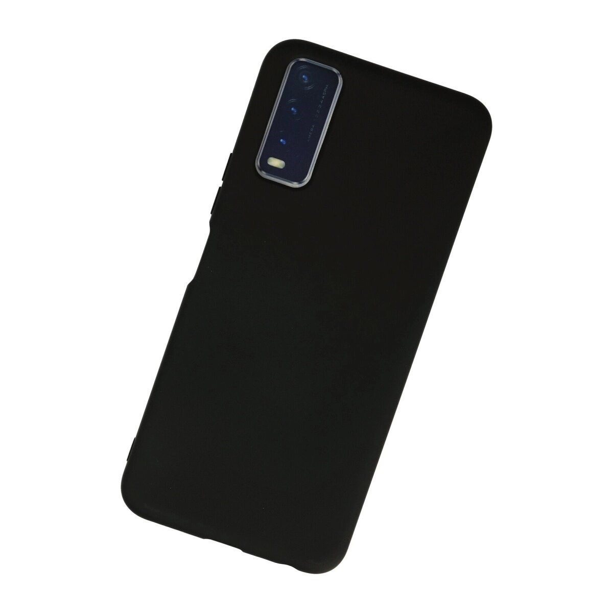 Vivo Y11s Kılıf Nano İçi Kadife Silikon - Siyah