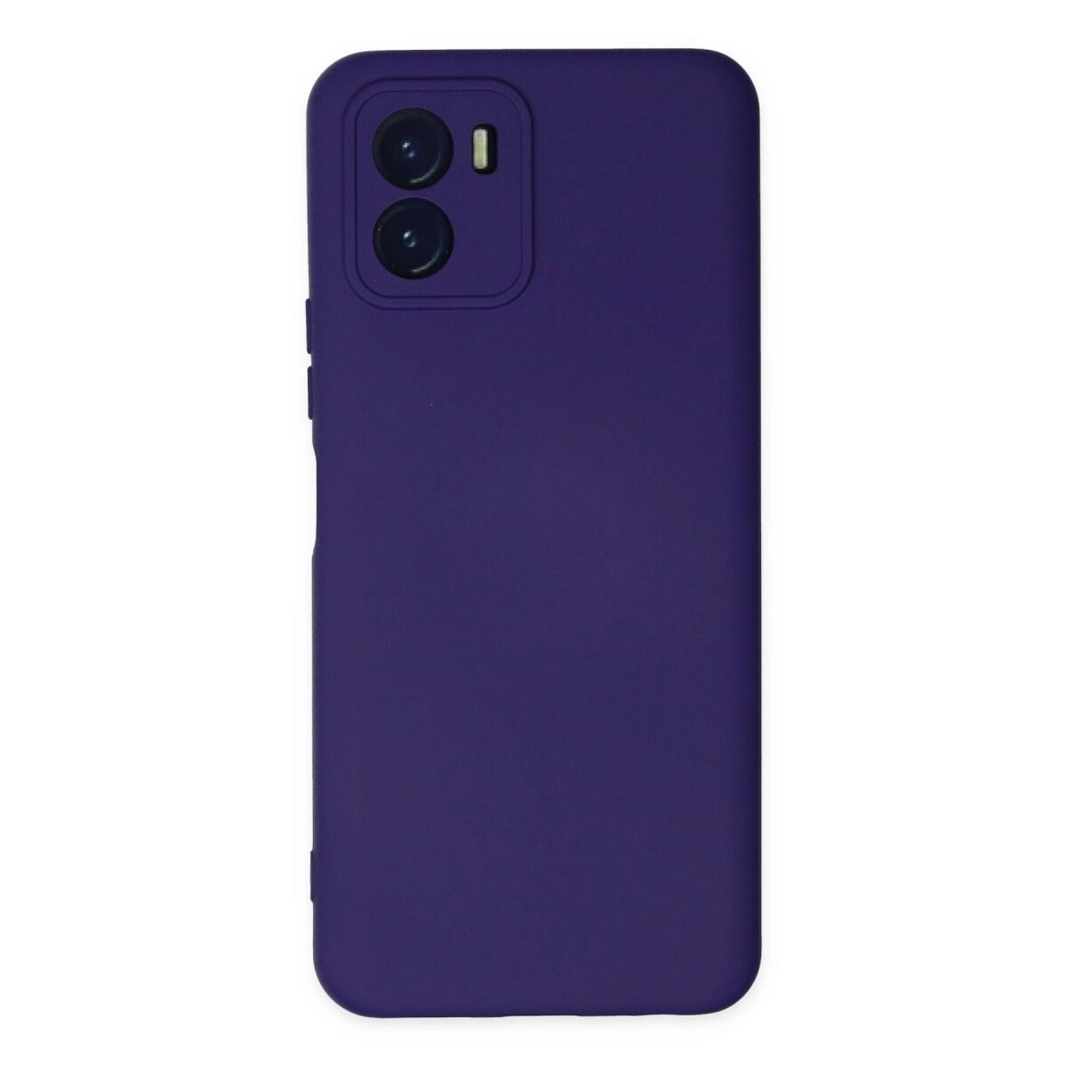 Vivo Y15s Kılıf Nano İçi Kadife Silikon - Mor