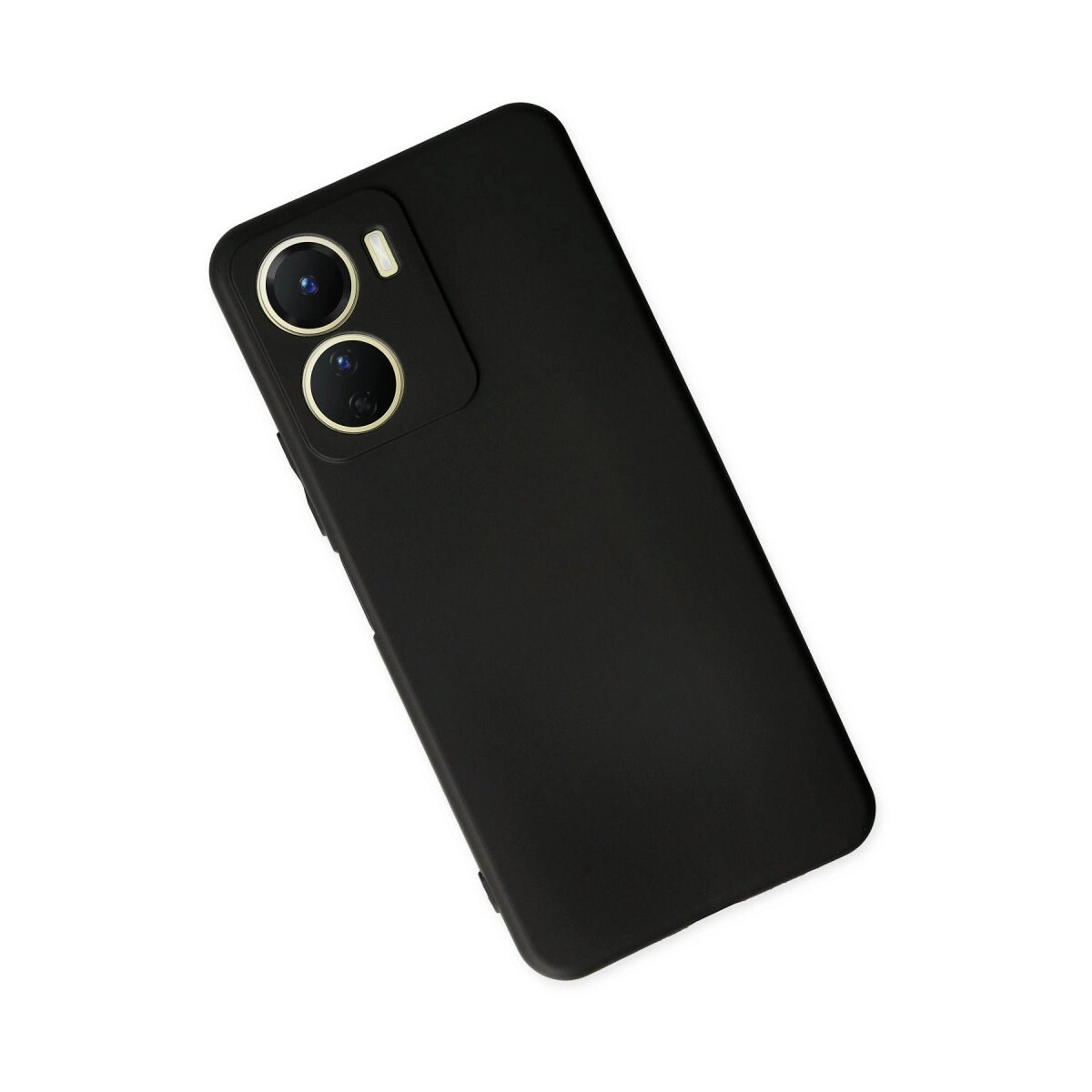 Vivo Y16 Kılıf First Silikon - Siyah